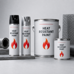 Heat resistant paint for high temperature applications